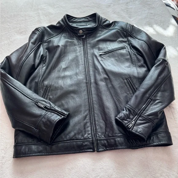 Willson Black Leather Jacket